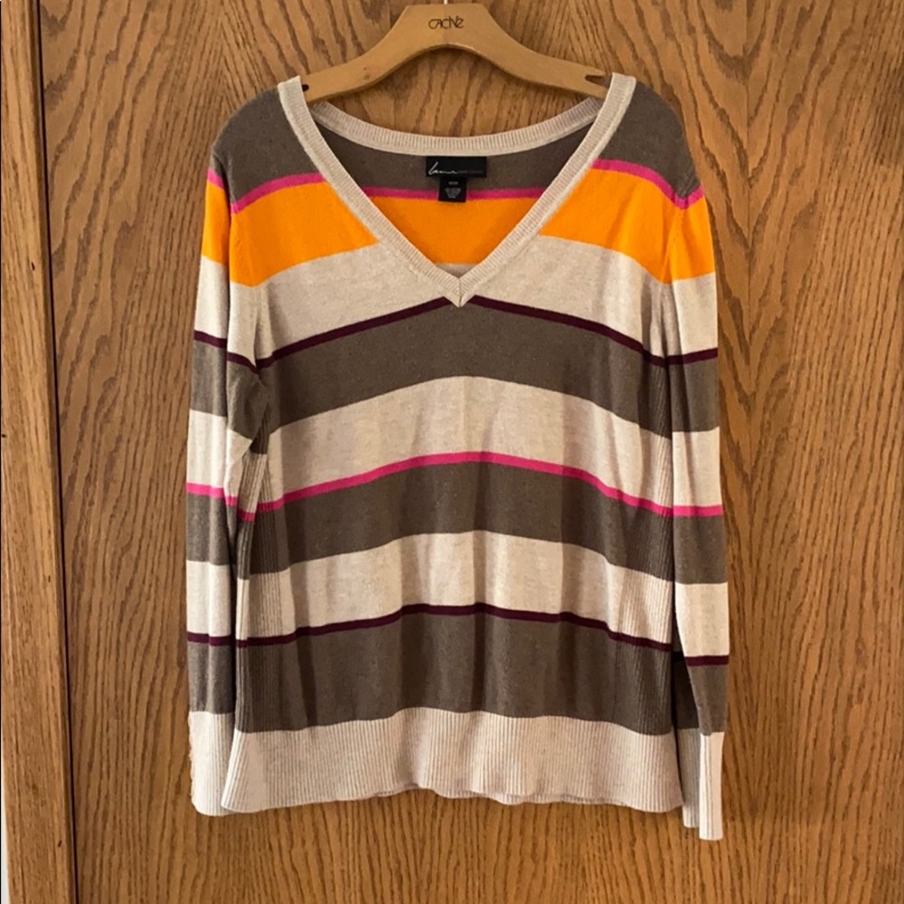 Lane Bryant Long Sleeve V-neck Sweater